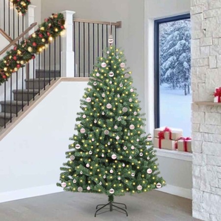 Árbol de Navidad artificial con ramas articuladas Verde 240 cm