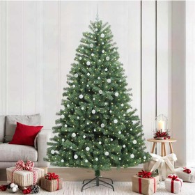 Árbol de Navidad artificial con ramas articuladas Verde 240 cm