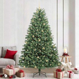 Árbol de Navidad artificial con ramas articuladas Verde 240 cm
