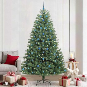 Árbol de Navidad artificial con ramas articuladas Verde 240 cm