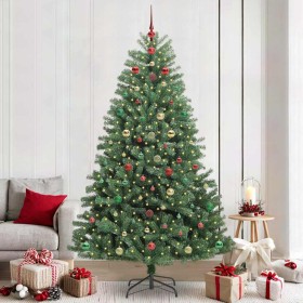 Árbol de Navidad artificial con ramas articuladas Verde 240 cm