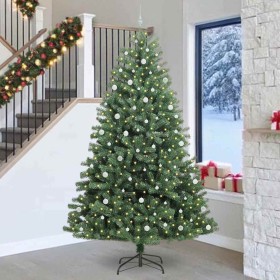 Árbol de Navidad artificial con ramas articuladas Verde 270 cm