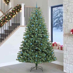 Árbol de Navidad artificial con ramas articuladas Verde 270 cm
