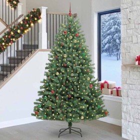 Árbol de Navidad artificial con ramas articuladas Verde 270 cm
