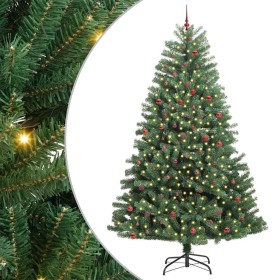 Árbol de Navidad artificial con ramas articuladas Verde 300 cm