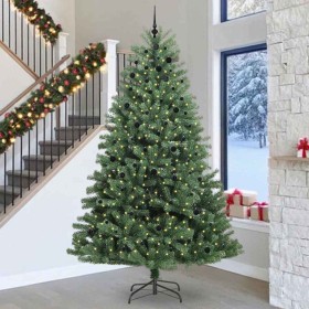 Árbol de Navidad artificial con ramas articuladas Verde 300 cm