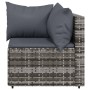 Set de muebles de jardín 3 pzas y cojines ratán sintético gris de vidaXL, Sofás de exterior - Ref: Foro24-319766, Precio: 195...