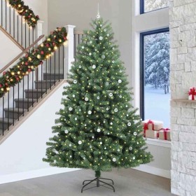 Árbol de Navidad artificial con ramas articuladas Verde 300 cm