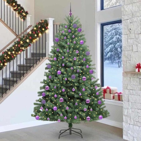 Árbol de Navidad artificial con ramas articuladas Verde 300 cm