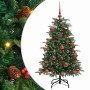 Árbol de Navidad artificial Verde 120 cm PVC, Metal y Plástico