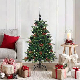 Árbol de Navidad artificial Verde 120 cm PVC, Metal y Plástico