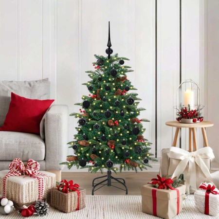 Árbol de Navidad artificial Verde 120 cm PVC, Metal y Plástico