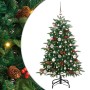Árbol de Navidad artificial Verde 120 cm PVC, Metal y Plástico