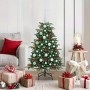 Árbol de Navidad artificial Verde 120 cm PVC, Metal y Plástico