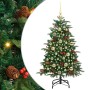 Árbol de Navidad artificial Verde 120 cm PVC, Metal y Plástico