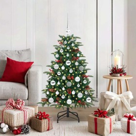 Árbol de Navidad artificial Verde 120 cm PVC, Metal y Plástico