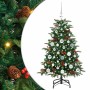 Árbol de Navidad artificial Verde 120 cm PVC, Metal y Plástico