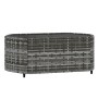 3-teiliges Gartenmöbel-Set und graue synthetische Rattankissen von vidaXL, Outdoor-Sofas - Ref: Foro24-319775, Preis: 193,78 ...