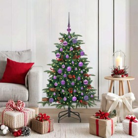 Árbol de Navidad artificial Verde 120 cm PVC, Metal y Plástico