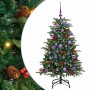 Árbol de Navidad artificial Verde 120 cm PVC, Metal y Plástico