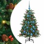 Árbol de Navidad artificial Verde 120 cm PVC, Metal y Plástico