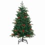 Árbol de Navidad artificial Verde 120 cm PVC, Metal y Plástico