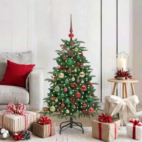 Árbol de Navidad artificial Verde 120 cm PVC, Metal y Plástico