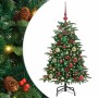 Árbol de Navidad artificial Verde 120 cm PVC, Metal y Plástico