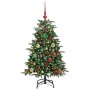 Árbol de Navidad artificial Verde 120 cm PVC, Metal y Plástico
