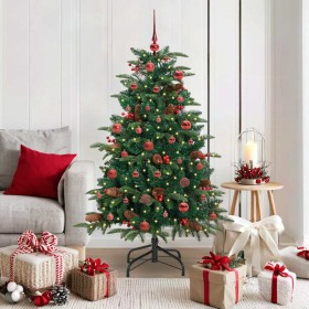 Árbol de Navidad artificial Verde 150 cm PVC, Metal y Plástico