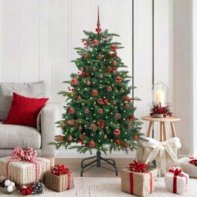 Árbol de Navidad artificial Verde 150 cm PVC, Metal y Plástico