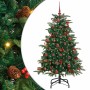 Árbol de Navidad artificial Verde 150 cm PVC, Metal y Plástico