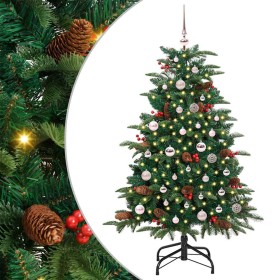 Árbol de Navidad artificial Verde 150 cm PVC, Metal y Plástico