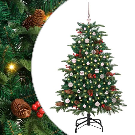 Árbol de Navidad artificial Verde 150 cm PVC, Metal y Plástico