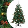 Árbol de Navidad artificial Verde 150 cm PVC, Metal y Plástico