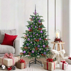 Árbol de Navidad artificial Verde 150 cm PVC, Metal y Plástico