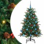 Árbol de Navidad artificial Verde 150 cm PVC, Metal y Plástico