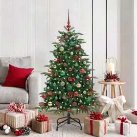 Árbol de Navidad artificial Verde 150 cm PVC, Metal y Plástico