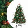 Árbol de Navidad artificial Verde 150 cm PVC, Metal y Plástico