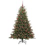 Árbol de Navidad artificial Verde 180 cm PVC, Metal y Plástico