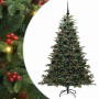Árbol de Navidad artificial Verde 180 cm PVC, Metal y Plástico
