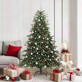 Árbol de Navidad artificial Verde 180 cm PVC, Metal y Plástico