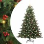 Árbol de Navidad artificial Verde 180 cm PVC, Metal y Plástico