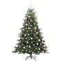 Árbol de Navidad artificial Verde 180 cm PVC, Metal y Plástico