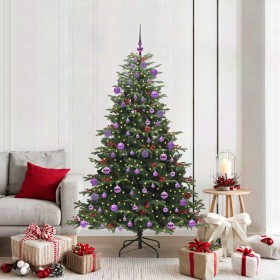 Árbol de Navidad artificial Verde 180 cm PVC, Metal y Plástico