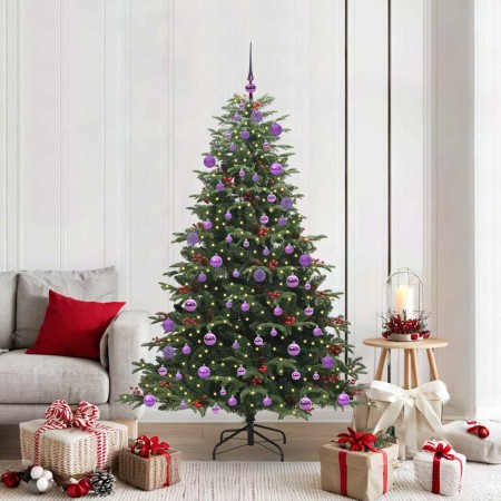 Árbol de Navidad artificial Verde 180 cm PVC, Metal y Plástico