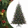 Árbol de Navidad artificial Verde 180 cm PVC, Metal y Plástico