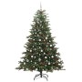 Árbol de Navidad artificial Verde 210 cm PVC, Metal y Plástico