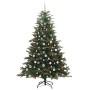 Árbol de Navidad artificial Verde 210 cm PVC, Metal y Plástico