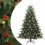 Árbol de Navidad artificial Verde 210 cm PVC, Metal y Plástico